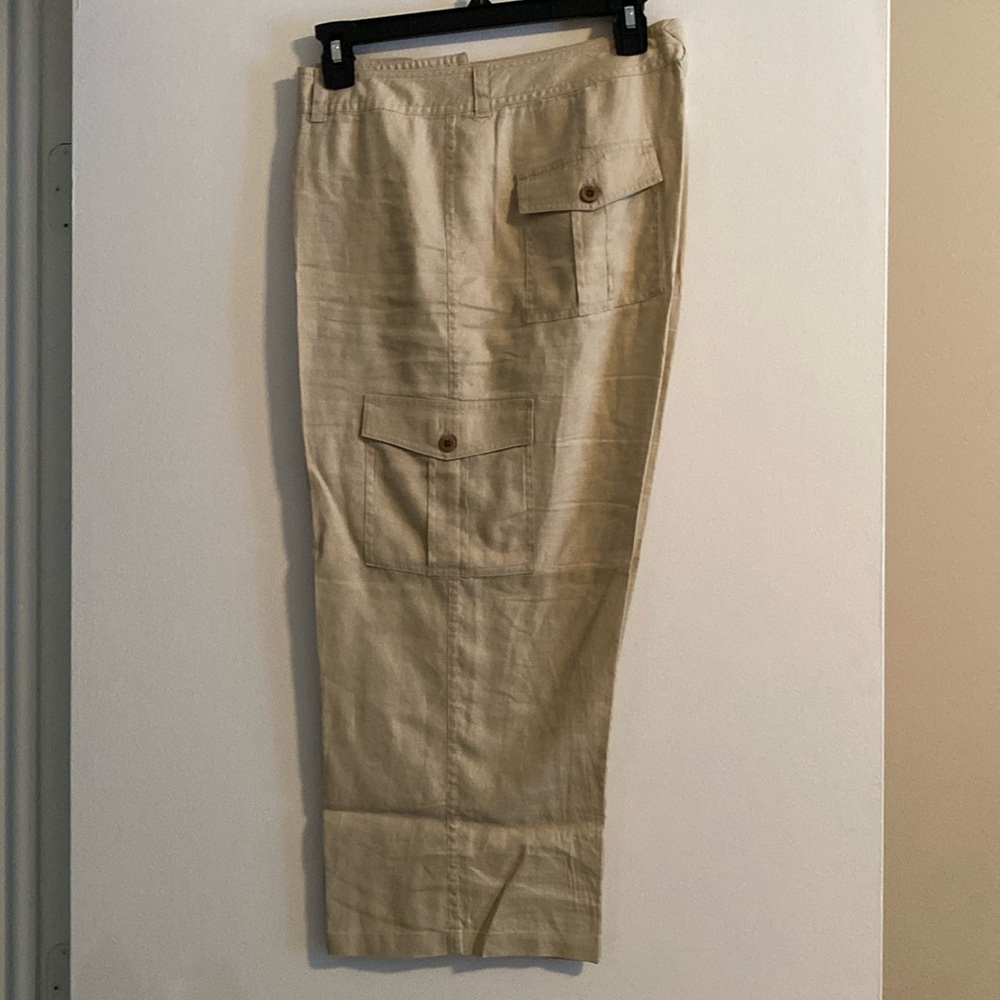 Sams Fifth Avenue Threads Beth Fit Capri - Tan /Creme